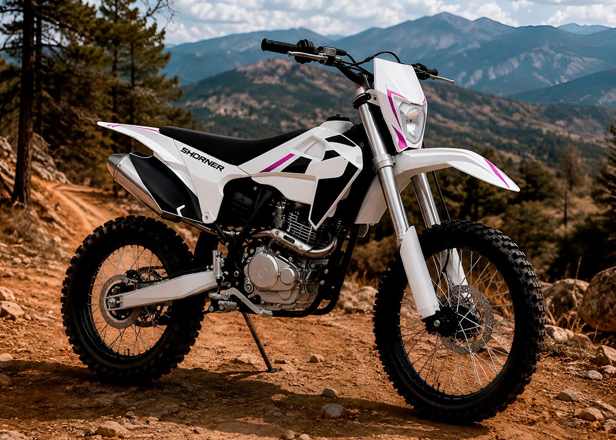 Мотоцикл кроссовый эндуро SHORNER Raptor H5 BRX 19/16 фото 4