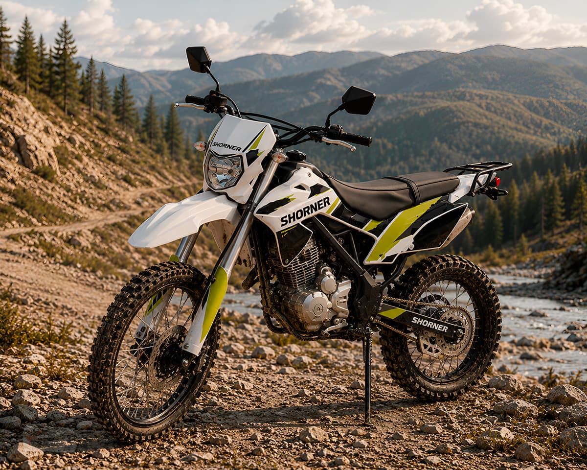 Мотоцикл кроссовый эндуро SHORNER Raptor IX 19/16 фото 3