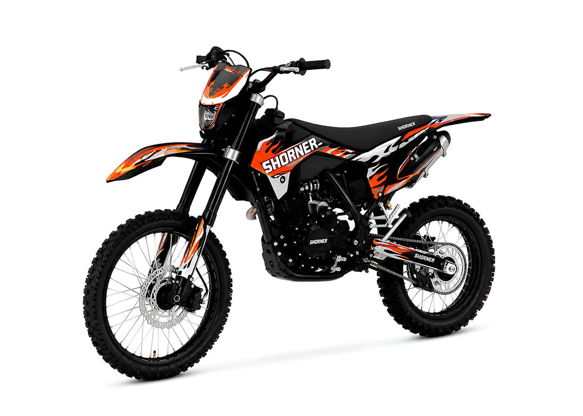 Мотоцикл кроссовый эндуро SHORNER Raptor Z1 BSX 19/16 цена в Сургуте