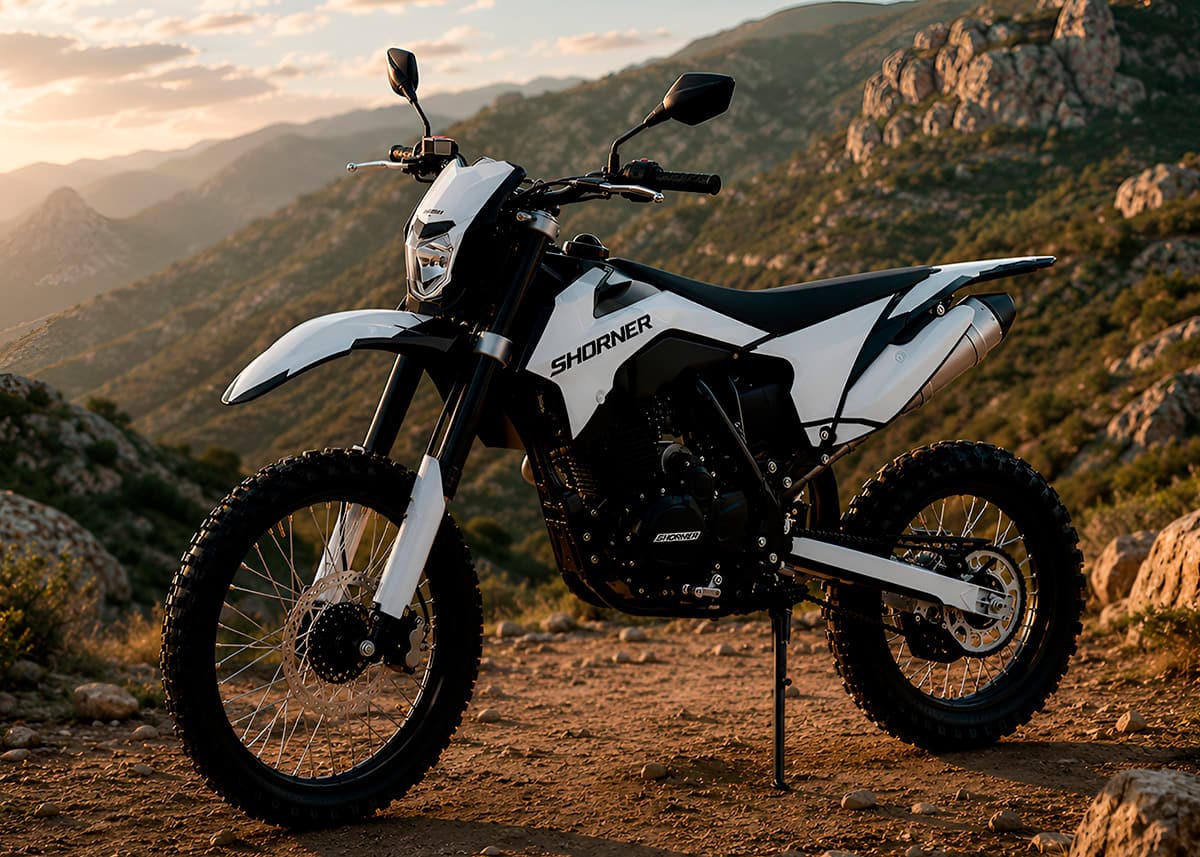 Мотоцикл кроссовый эндуро SHORNER Raptor Z1Y BSX 19/16 фото 3