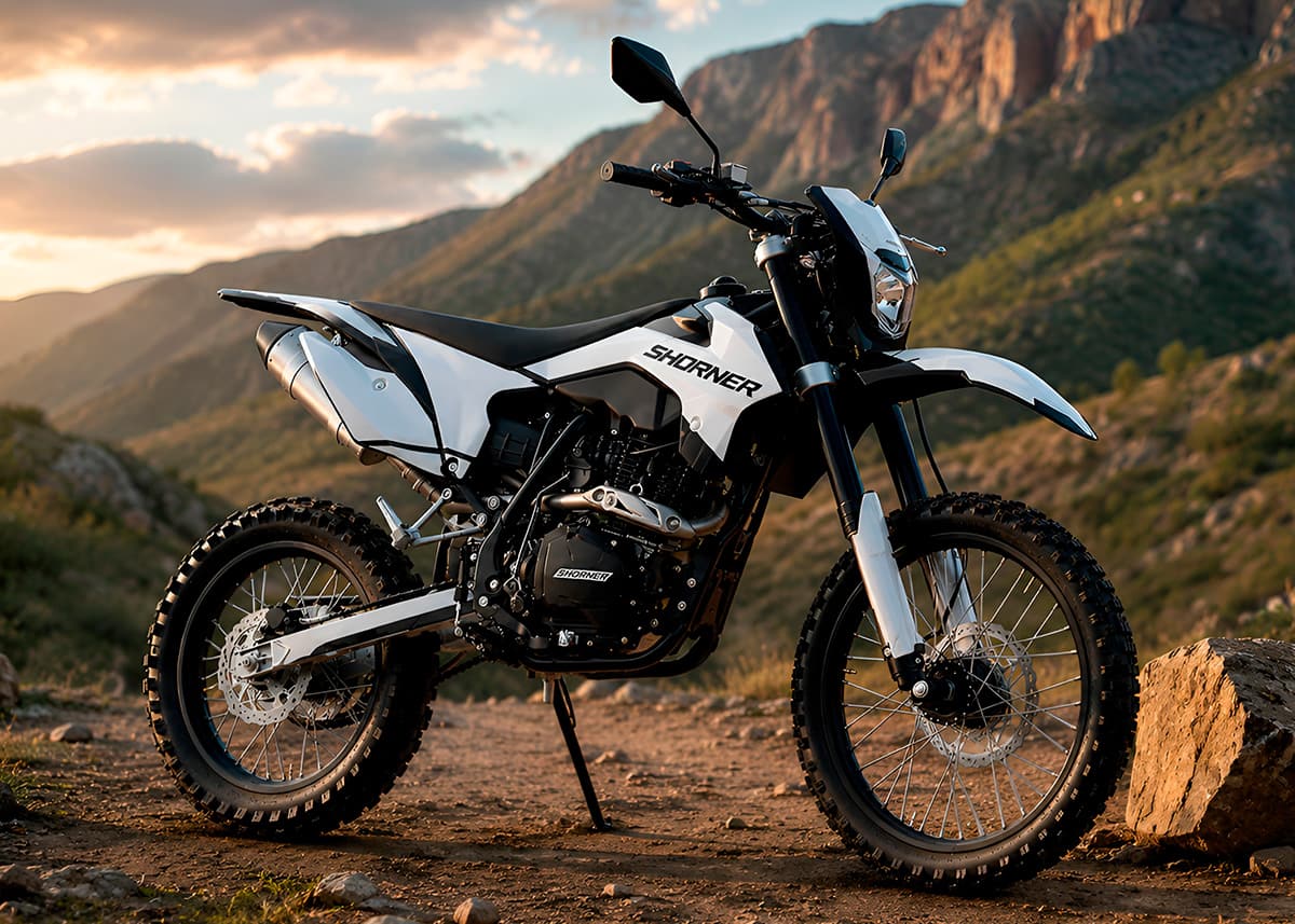 Мотоцикл кроссовый эндуро SHORNER Raptor Z1Y BSX 19/16 фото 4