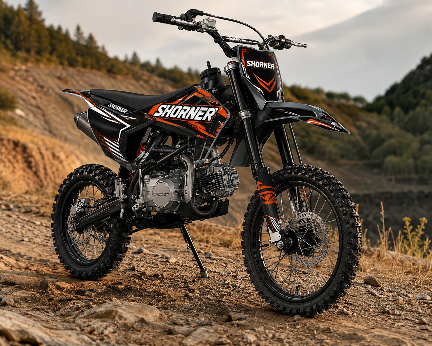 Питбайк SHORNER AC125ELT 17/14 фото 3