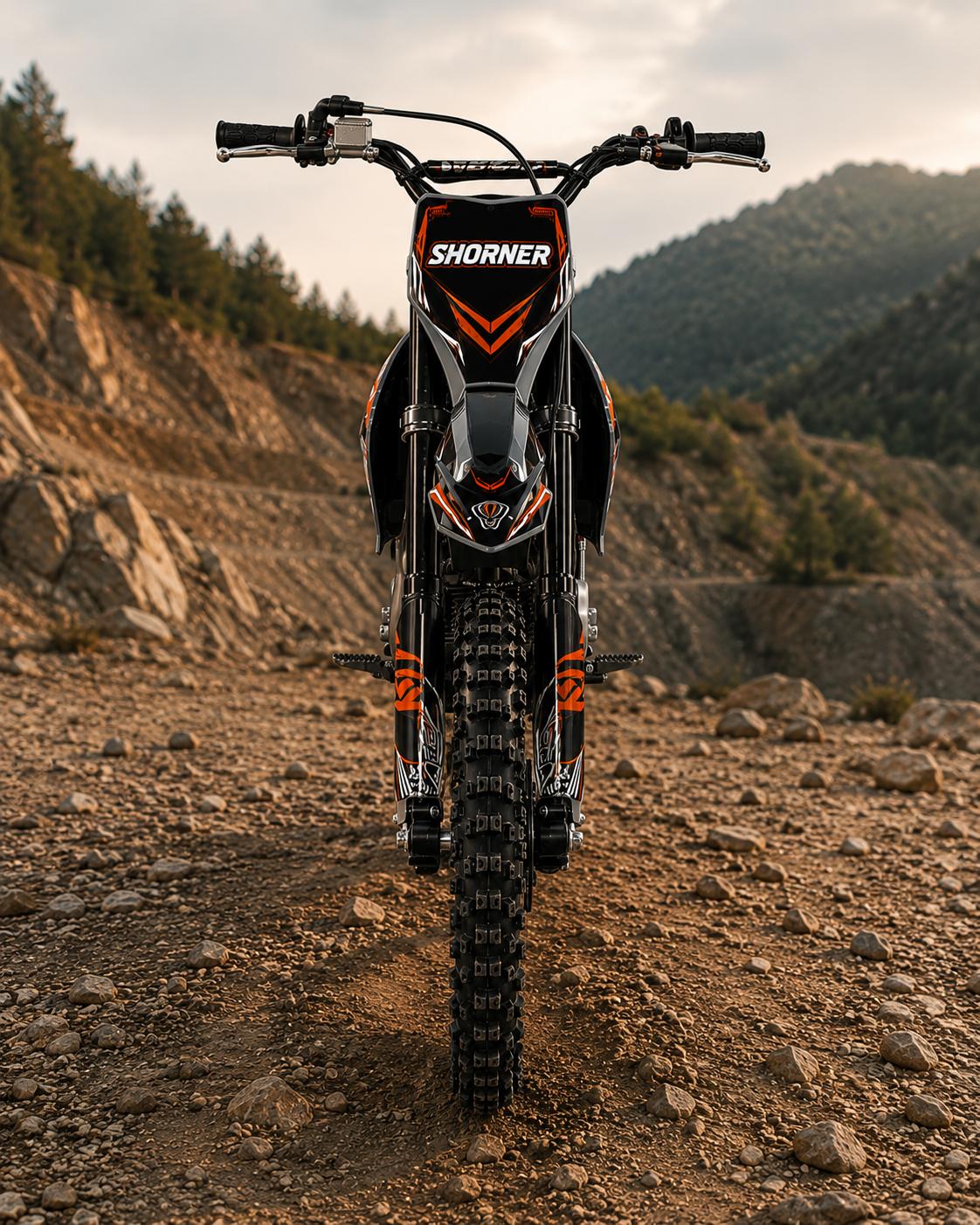 Питбайк SHORNER AC125ELT 17/14 фото 4