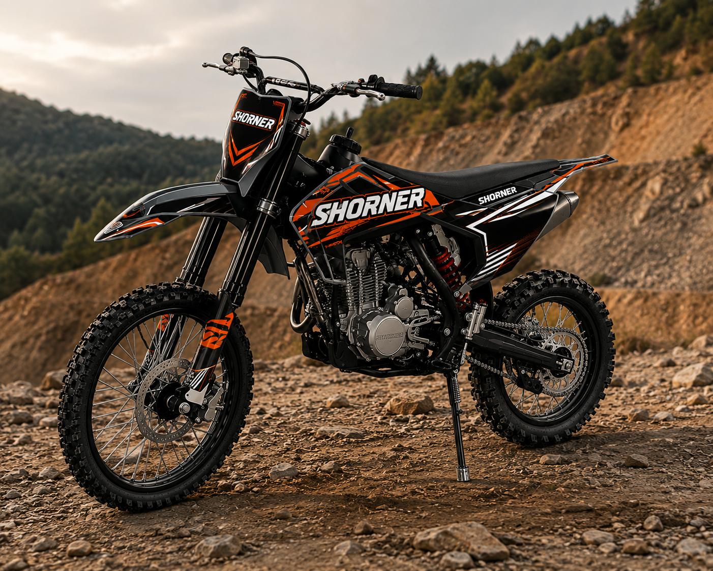 Питбайк SHORNER AC125ELT 17/14 фото 5