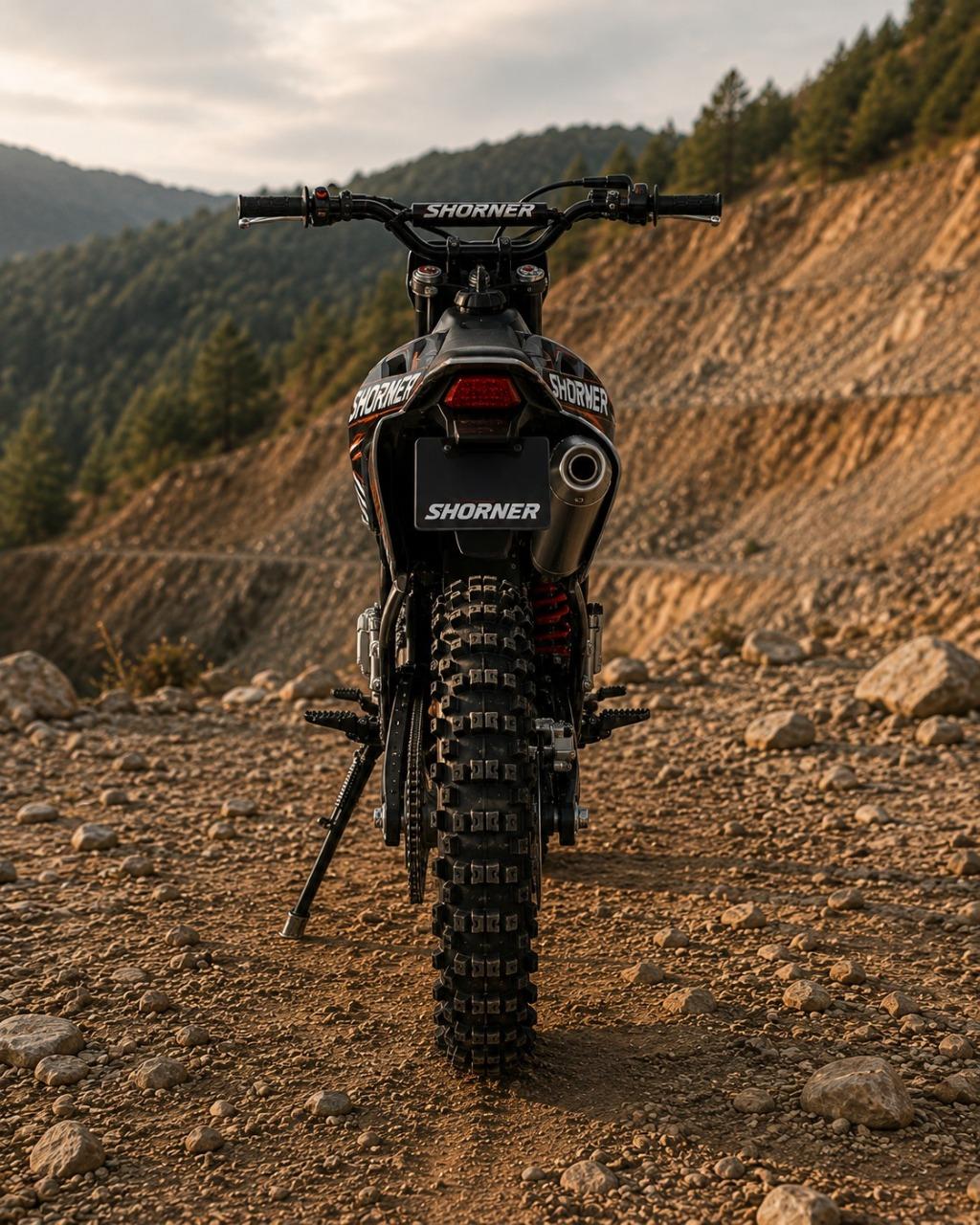 Питбайк SHORNER AC125ELT 17/14 фото 6