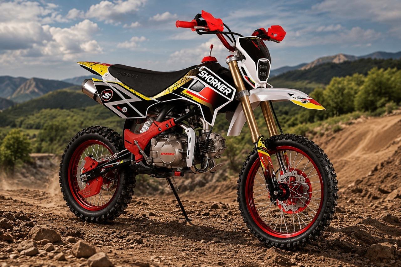 Питбайк SHORNER Qual AC125E 17/14 фото 3