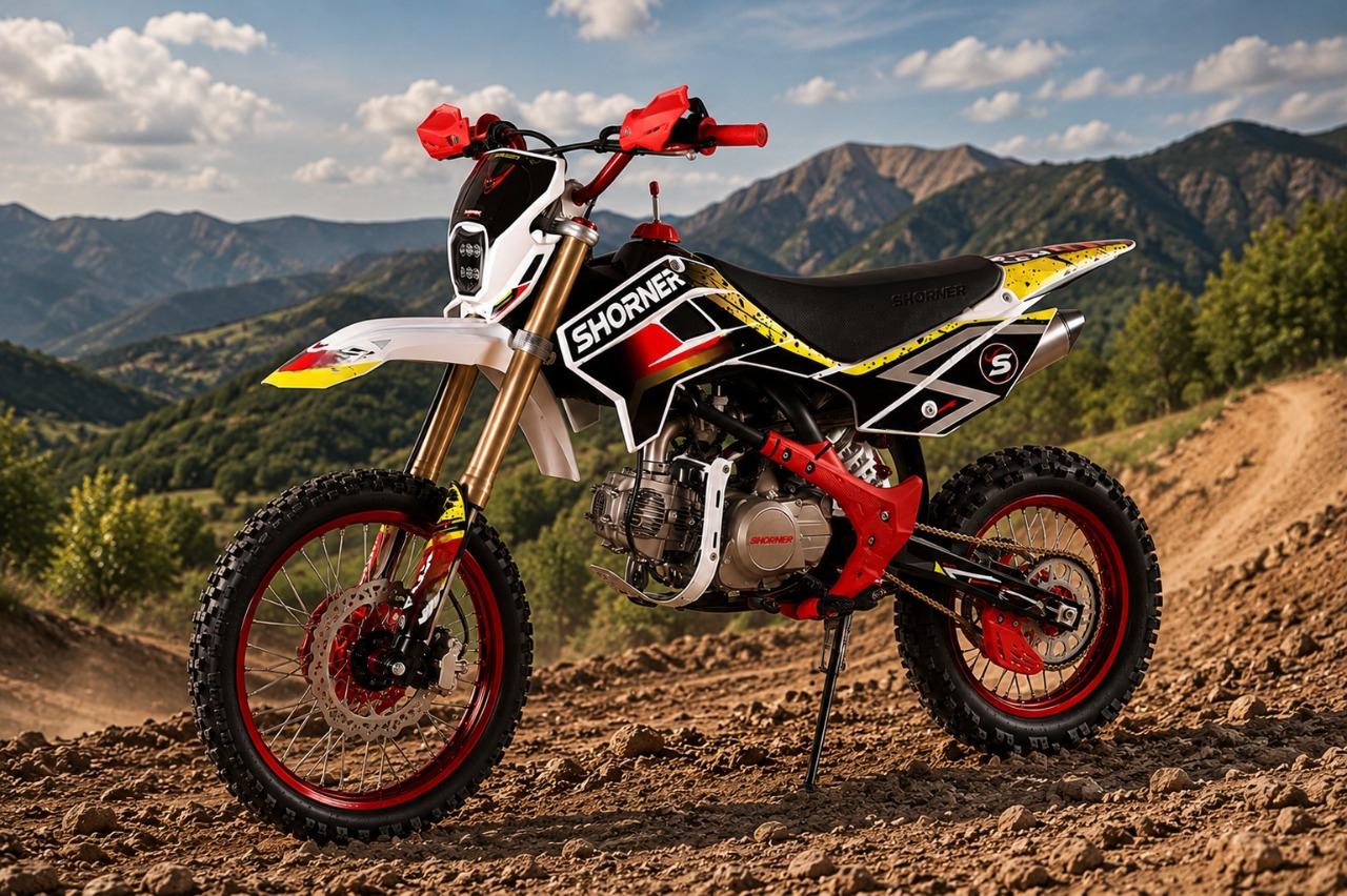 Питбайк SHORNER Qual AC125E 17/14 фото 5
